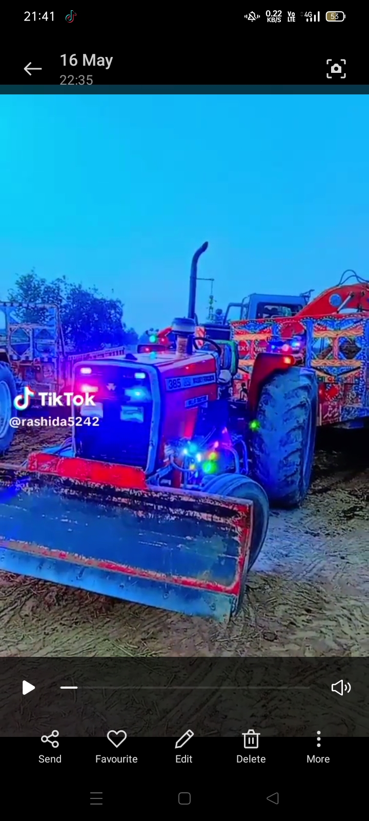 Front blade Tractor 385/375